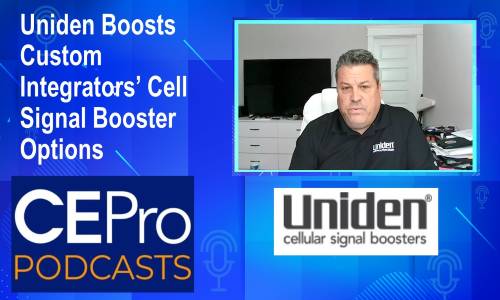 CE Pro Podcast Uniden Cellular cell phone booster