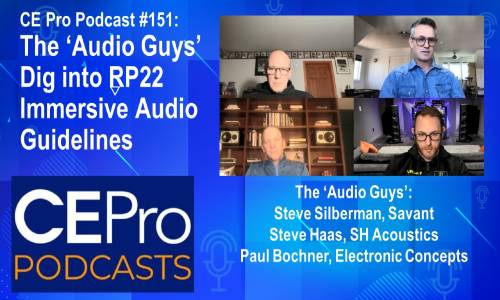CE Pro Podcast RP22 immersive audio